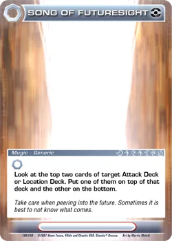 Song of Futuresight, card 172 from DOP