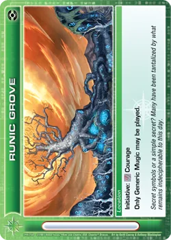 Runic Grove, card 226 from DOP
