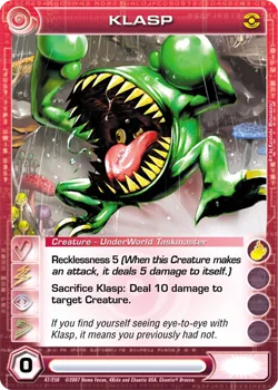Klasp, card 39 from DOP