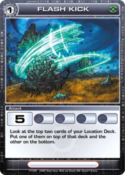 Flash Kick, card 97 from DOP