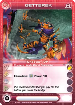 Getterek, card 6 from OP1