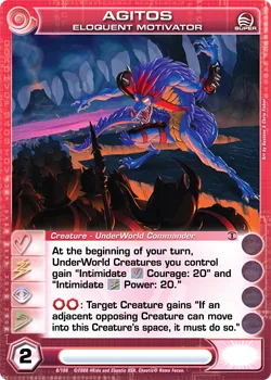 Agitos, Eloquent Motivator, card 8 from TOTT