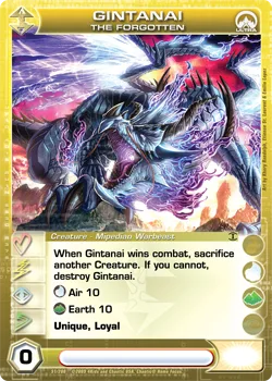 Gintanai, The Forgotten, carte 60 de AU