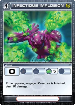 Infectious Implosion, card 43 from TOTT