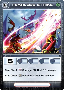 Fearless Strike, card 45 from FUN