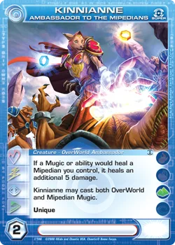 Kinnianne, Ambassador to the Mipedians, card 7 from SS