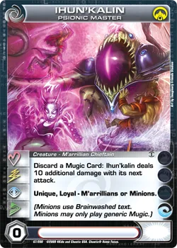 Ihun'kalin, Psionic Master, card 77 from AU