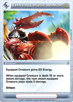 Kha'rall Husk Armor, carte 137 de MI