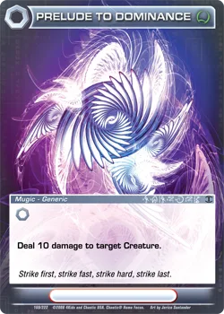 Prelude to Dominance, card 169 from MI