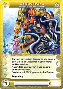 Grantkae, Mipedian General, card 27 from FUN