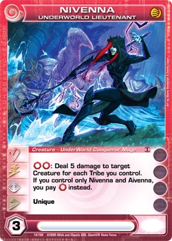 Nivenna, UnderWorld Lieutenant, card 14 from FUN
