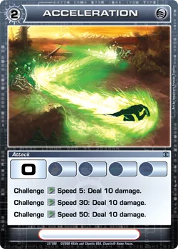 Acceleration, card 37 from TOTT
