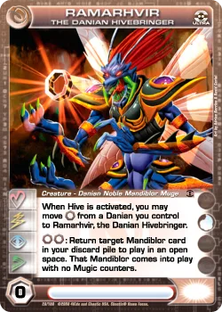 Ramarhvir, The Danian Hivebringer, card 28 from ZOTH