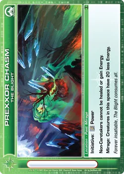 Prexxor Chasm, The Blight, card 206 from AU