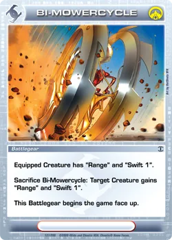 Bi-Mowercycle, card 137 from AU