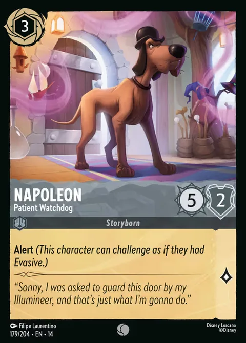 Napoleon — Patient Watchdog, card 179 from Hyperia City