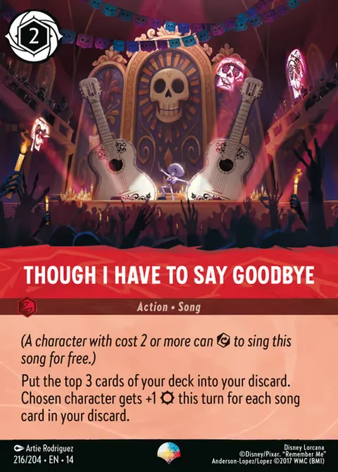 Though I Have to Say Goodbye, card 216 from Hyperia City