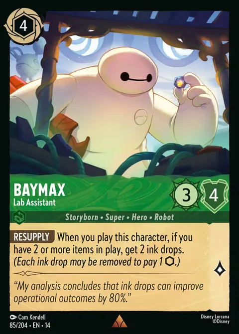 Baymax — Lab Assistant, card 85 from Hyperia City