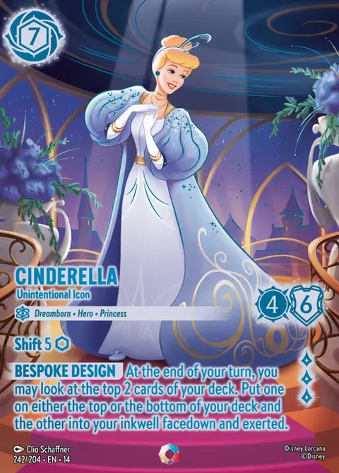 Cinderella — Unintentional Icon, card 242 from Hyperia City