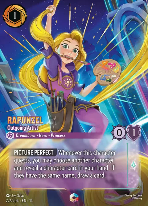 Rapunzel — Outgoing Artist, card 226 from Hyperia City