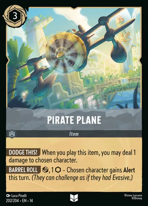 Pirate Plane, card 202 from Hyperia City