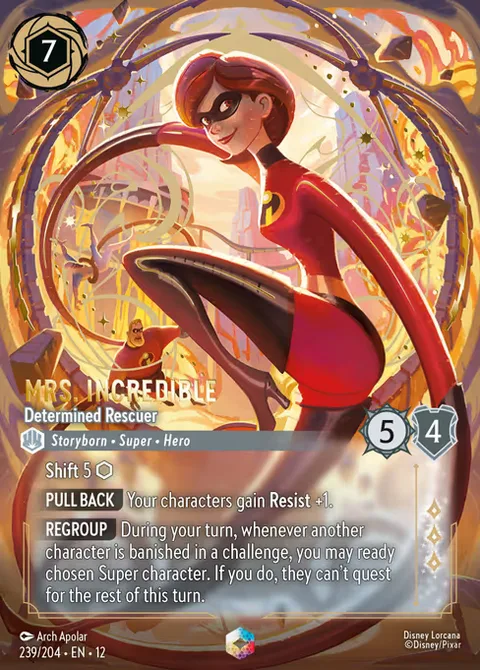 Mrs. Incredible — Determined Rescuer, card 239 from Wilds Unknown