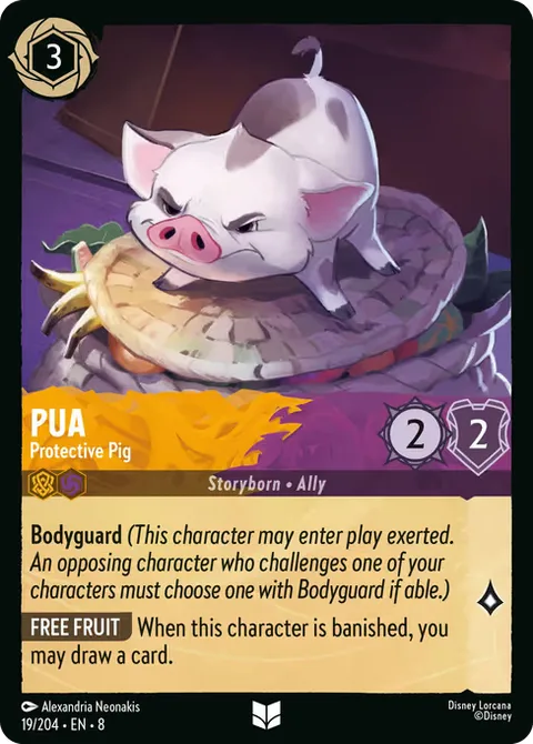 Pua — Protective Pig, card 19 from Reign of Jafar