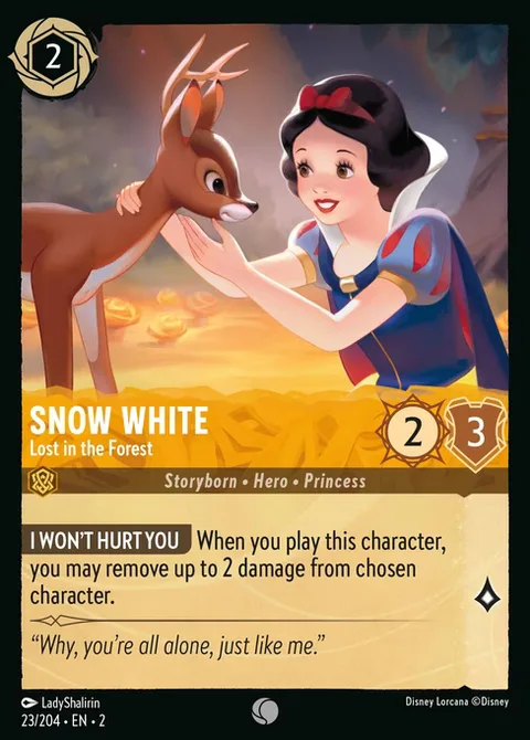 Snow White — Lost in the Forest, card 23 from Rise of the Floodborn