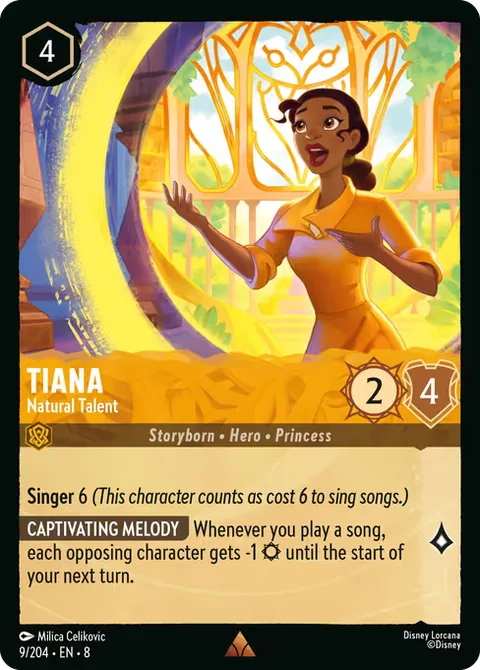 Tiana — Natural Talent, card 9 from Reign of Jafar