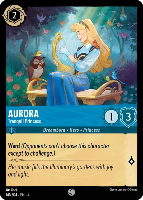 Aurora — Tranquil Princess, card 141 from Ursula's Return