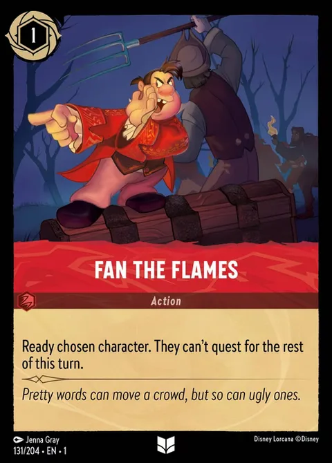 Fan the Flames, carte 131 de The First Chapter