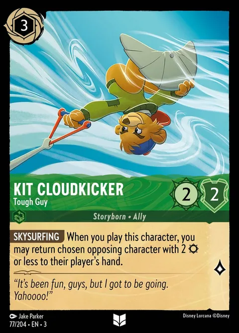 Kit Cloudkicker — Tough Guy, carte 77 de Into the Inklands