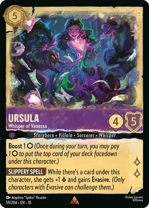 Ursula — Whisper of Vanessa, card 59 from Whispers in the Well