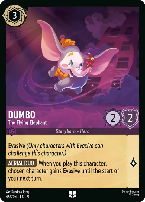 Dumbo — The Flying Elephant, card 46 from Fabled
