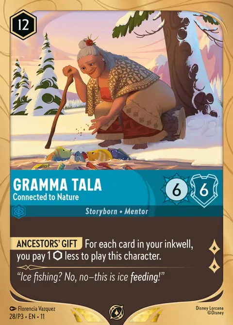 Gramma Tala — Connected to Nature, card 28 from Promo Set 3