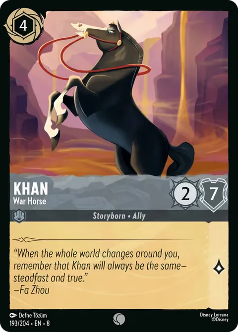 Khan — War Horse, carte 193 de Reign of Jafar
