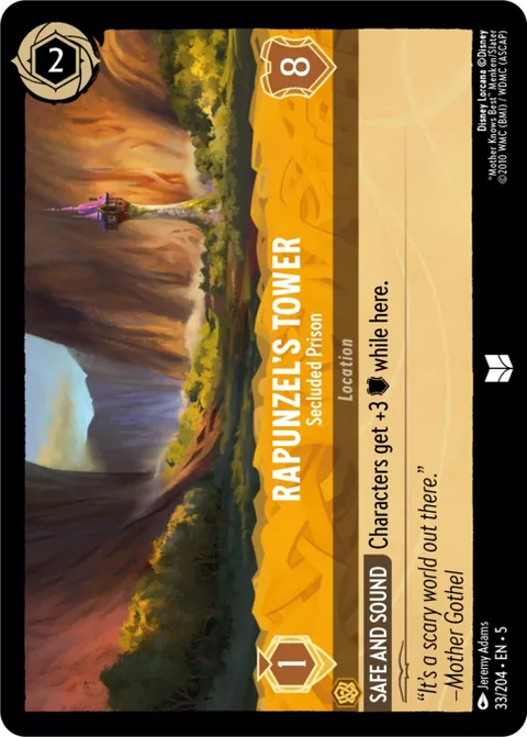 Rapunzel's Tower — Secluded Prison, carte 33 de Shimmering Skies