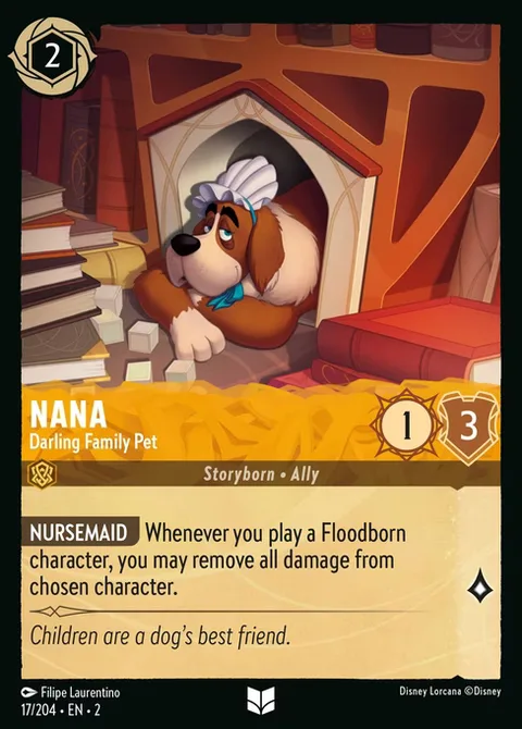Nana — Darling Family Pet, carte 17 de Rise of the Floodborn