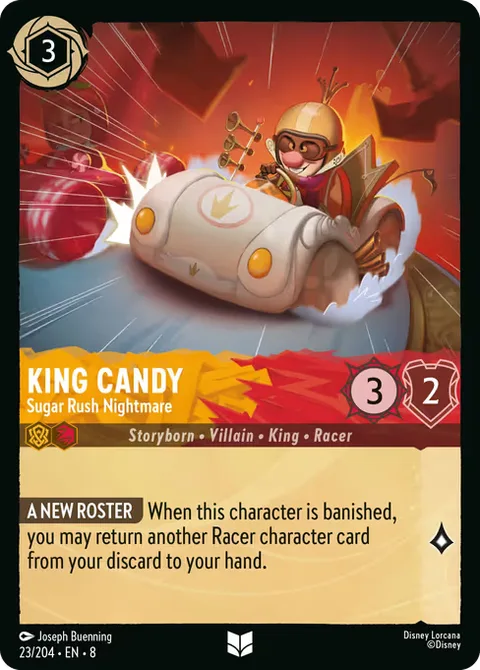 King Candy — Sugar Rush Nightmare, card 23 from Reign of Jafar