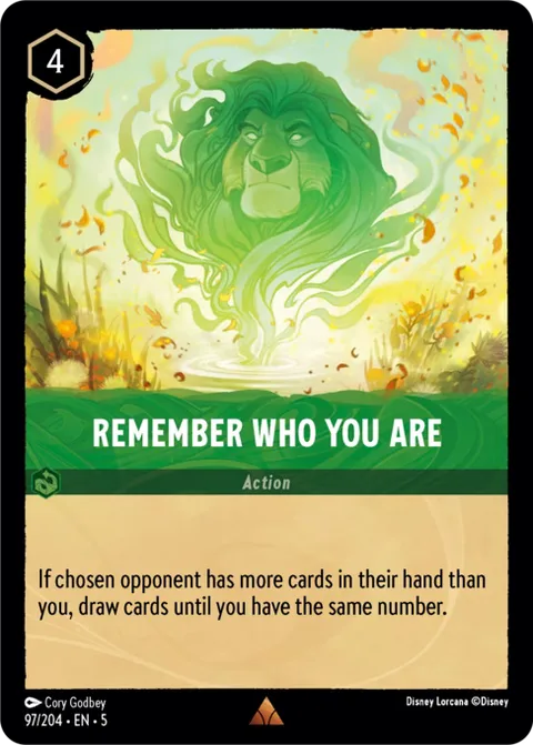 Remember Who You Are, card 97 from Shimmering Skies