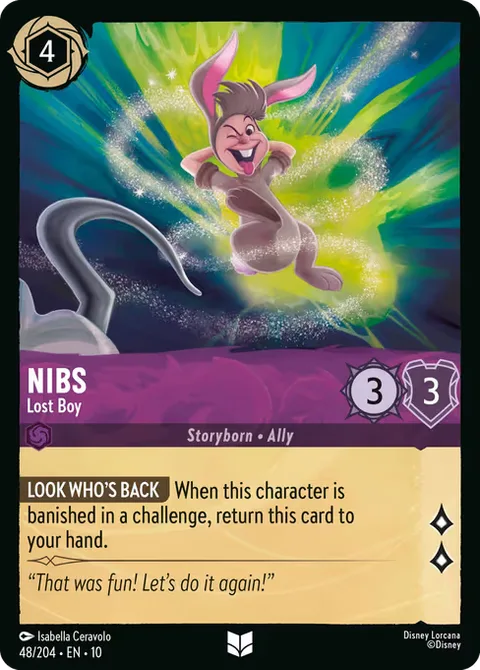 Nibs — Lost Boy, card 48 from Whispers in the Well