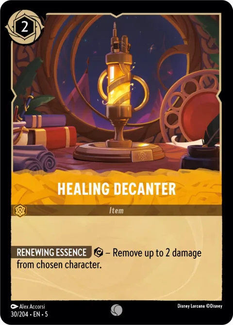 Healing Decanter, carte 30 de Shimmering Skies