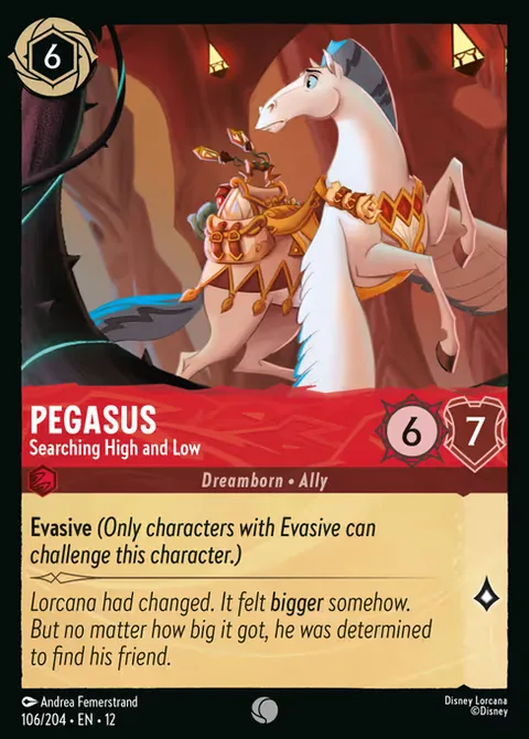 Pegasus — Searching High and Low, card 106 from Wilds Unknown