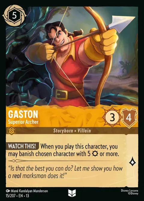 Gaston — Superior Archer, carte 15 de Attack of the Vine!