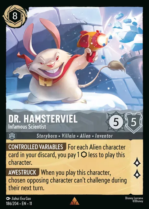 Dr. Hamsterviel — Infamous Scientist, card 186 from Winterspell