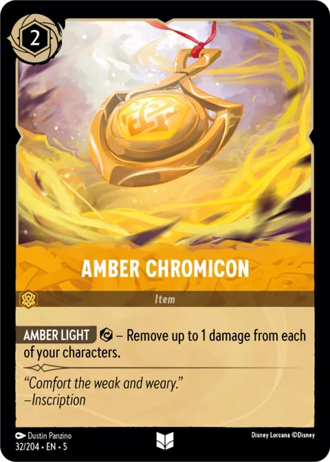 Amber Chromicon, card 32 from Shimmering Skies
