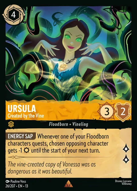 Ursula — Created by the Vine, card 26 from Attack of the Vine!