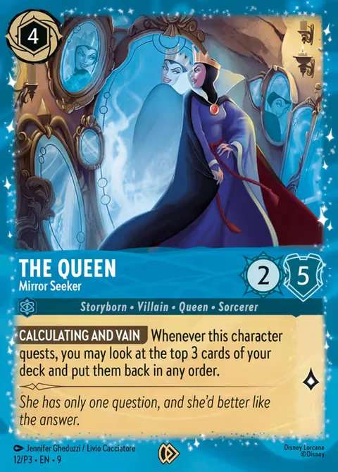 The Queen — Mirror Seeker, card 12 from Promo Set 3