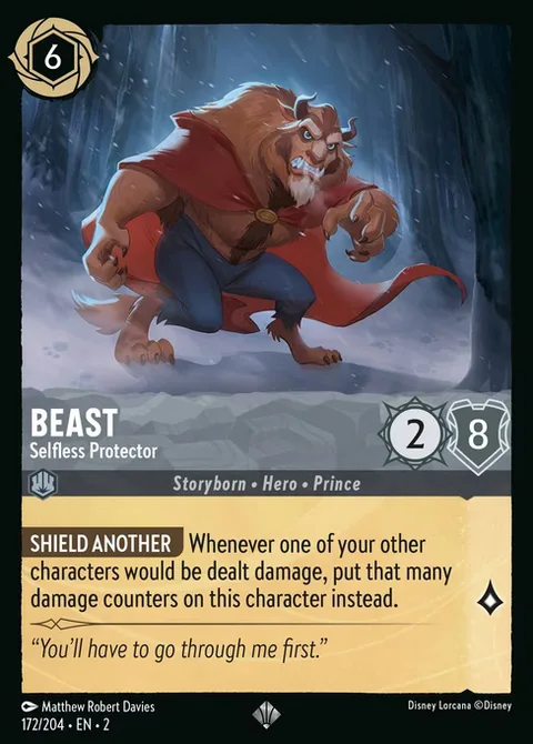 Beast — Selfless Protector, card 172 from Rise of the Floodborn