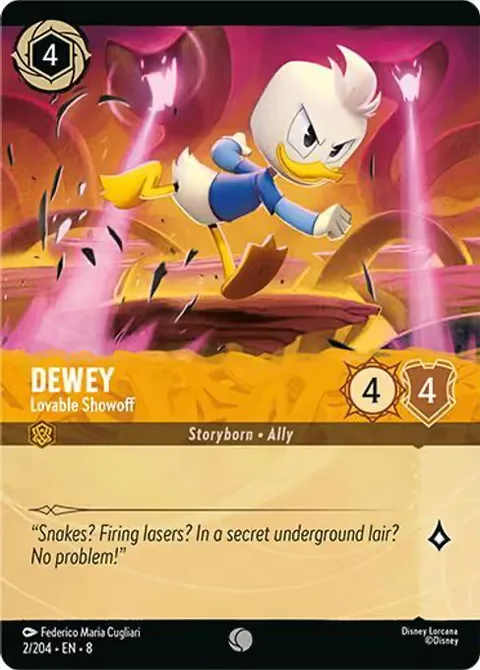 Dewey — Lovable Showoff, card 2f from Reign of Jafar